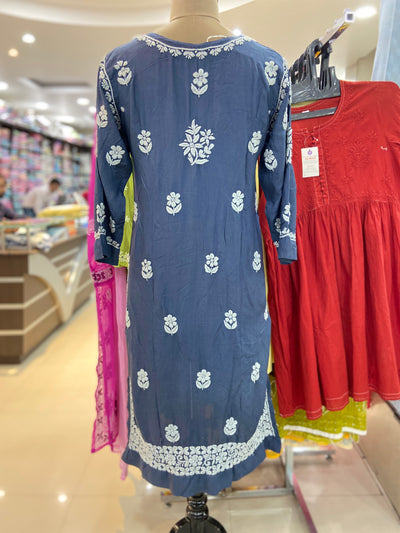 Sehrish Lucknowi Chikankari Modal Kurti