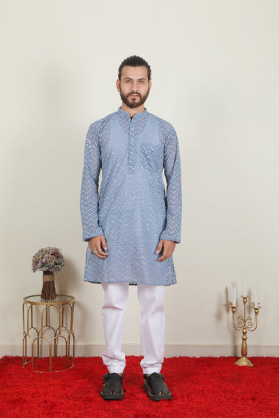 Badshah Kurta | Cream - Almas Lifestyle