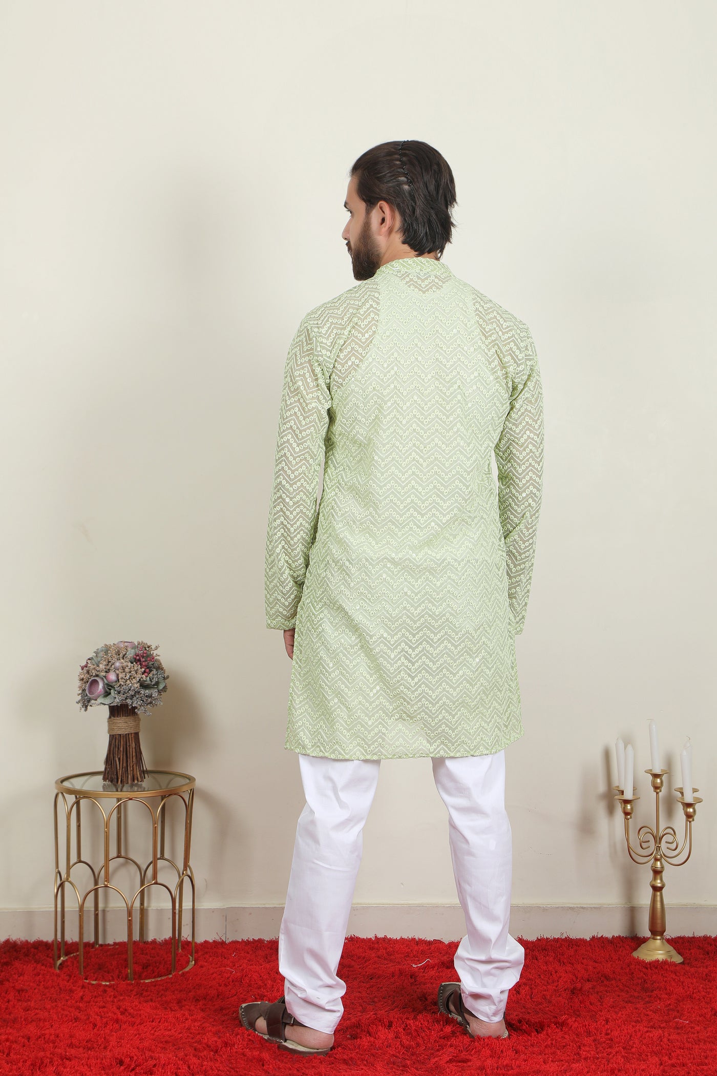 Badshah Kurta | Cream - Almas Lifestyle