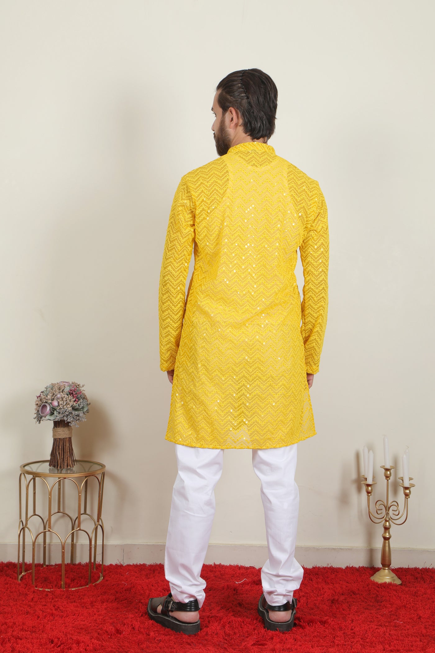 Badshah Kurta | Cream - Almas Lifestyle