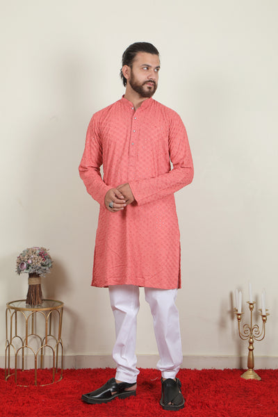 Badshah Kurta | Cream - Almas Lifestyle