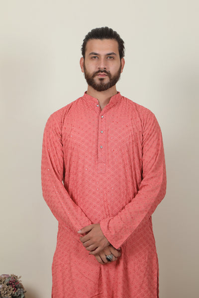 Badshah Kurta | Cream - Almas Lifestyle