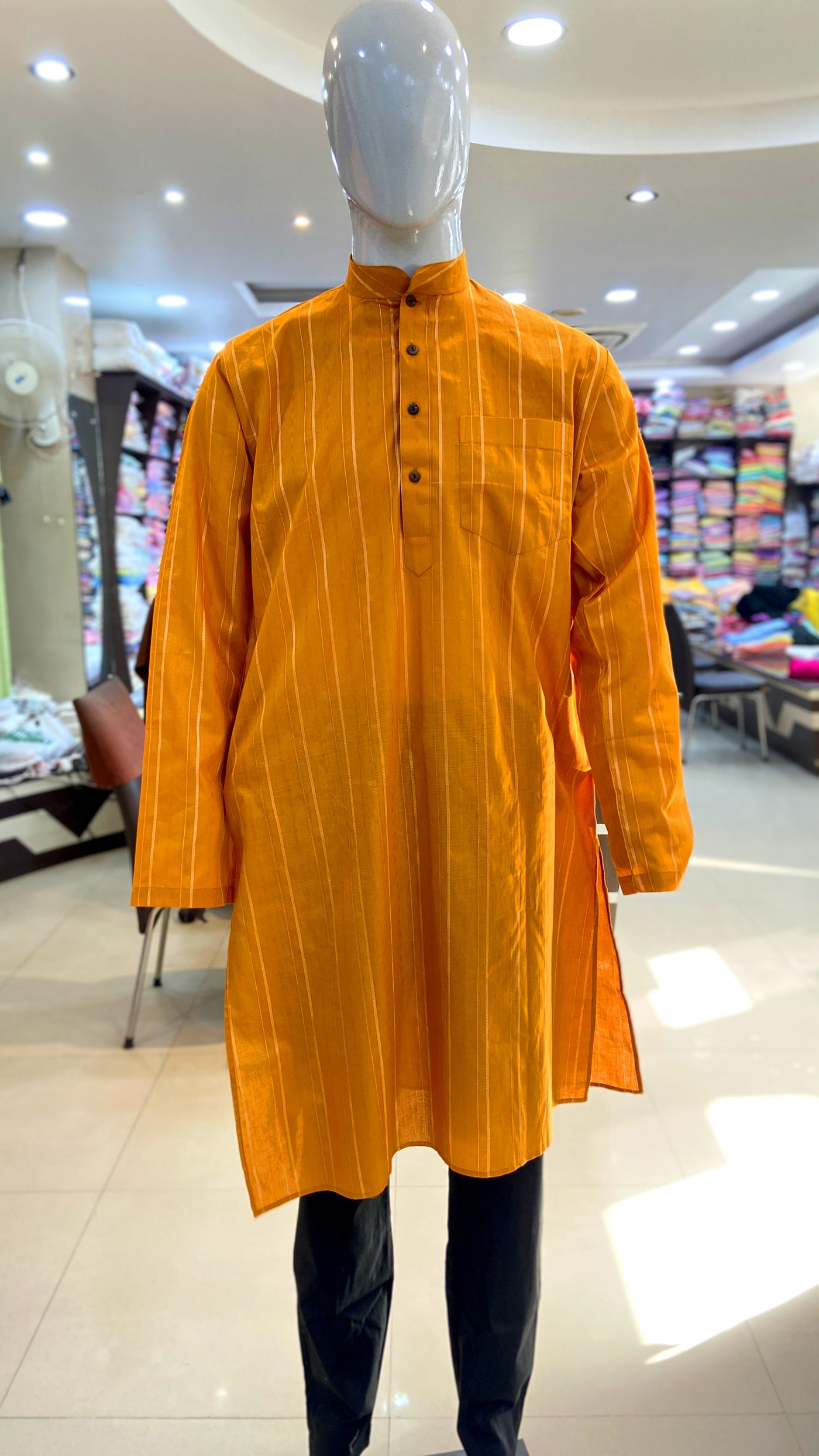 SHAHI LONG KURTA | BROWN