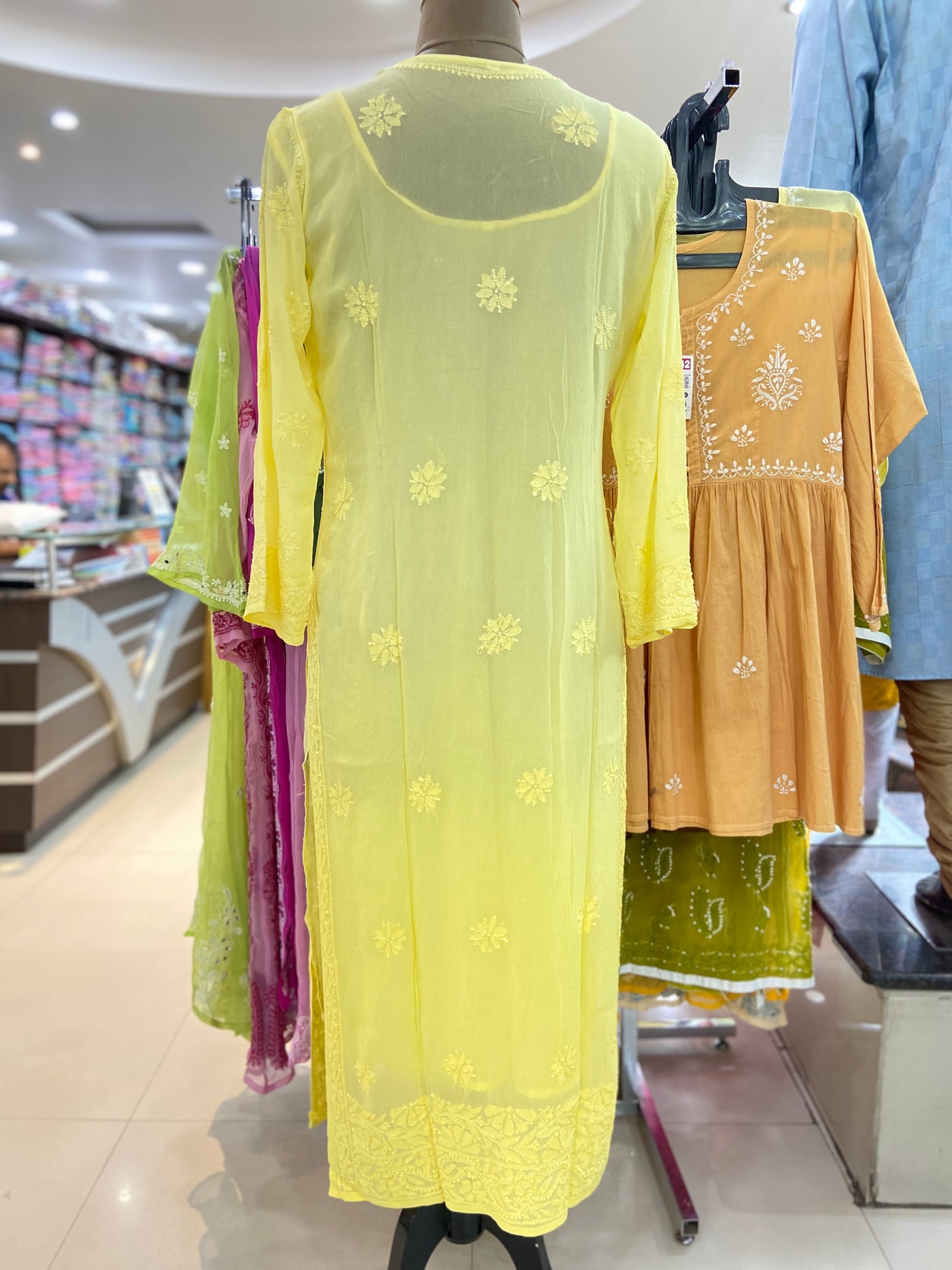 Karina Lucknowi Chikankari Viscose Soft Kurti On New Design